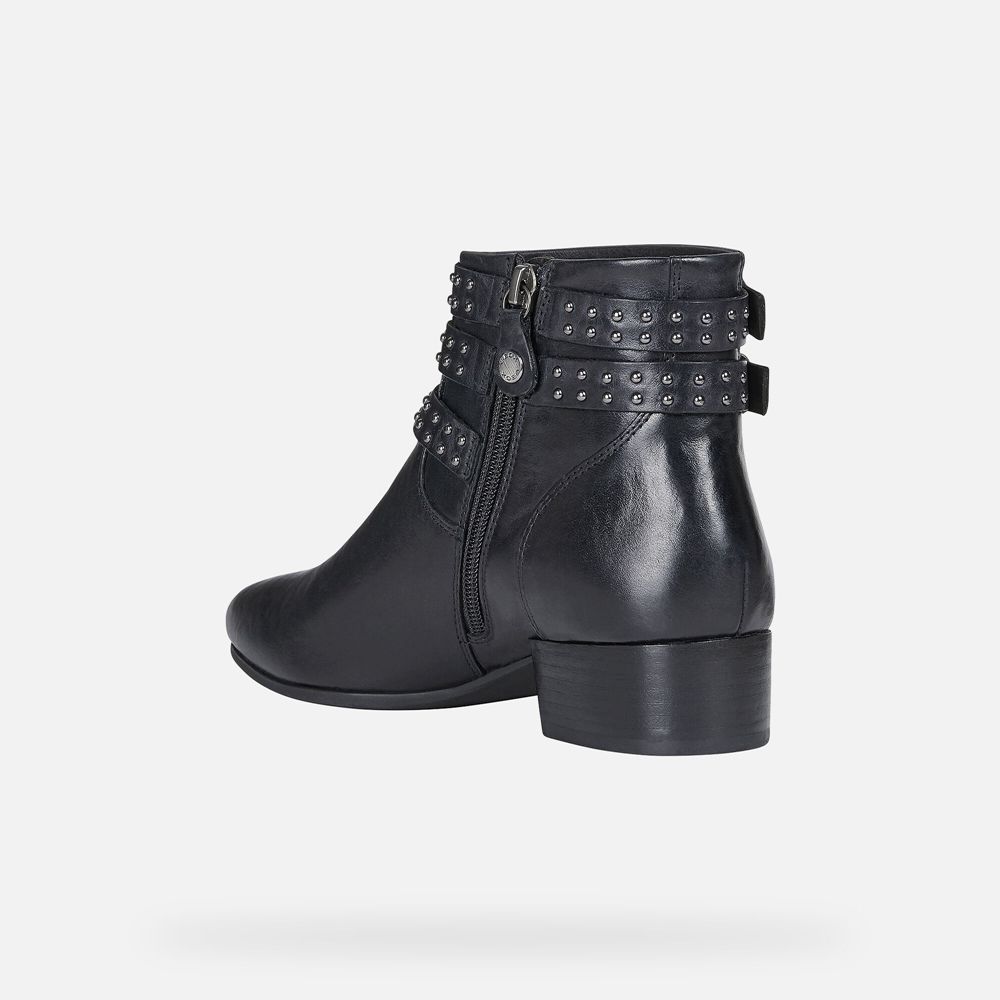 Bottines Geox Peython - Noir - Femme 029538-WHJ